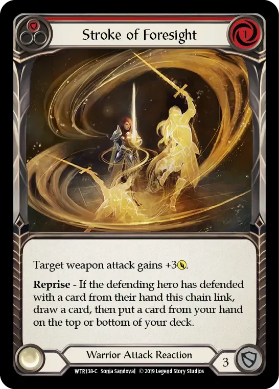 Stroke of Foresight (Red) — Welcome to Rathe — Flesh and Blood