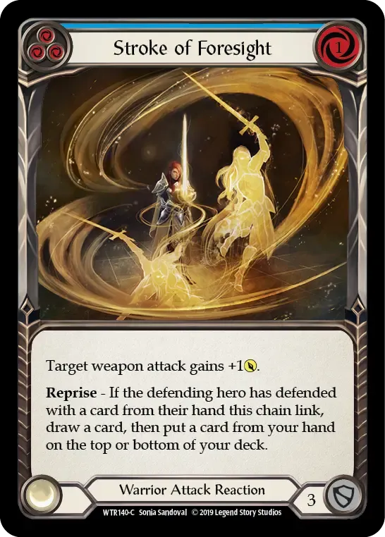 Stroke of Foresight (Blue) — Welcome to Rathe — Flesh and Blood