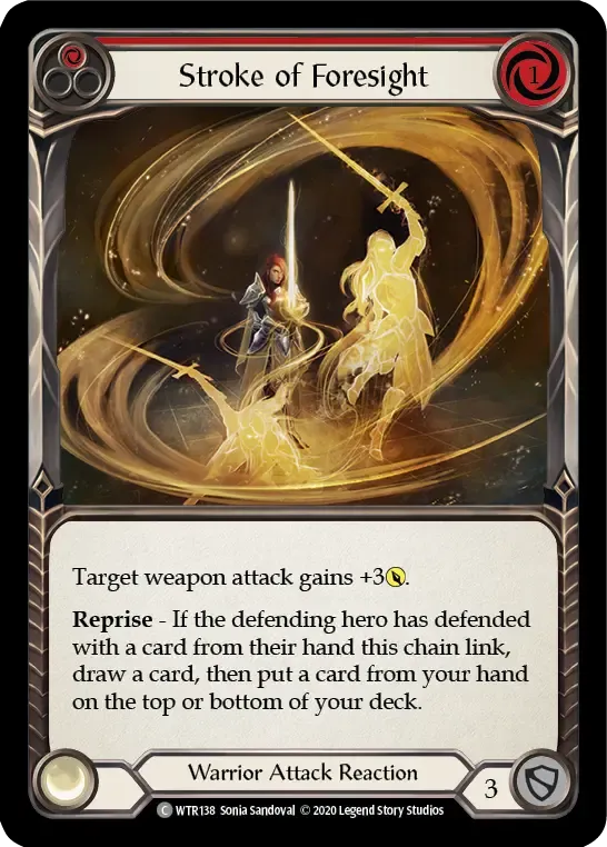 Stroke of Foresight (Red) — Welcome to Rathe - Unlimited — Flesh and Blood