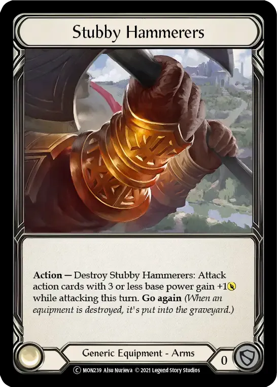 Stubby Hammerers — Monarch - Unlimited — Flesh and Blood