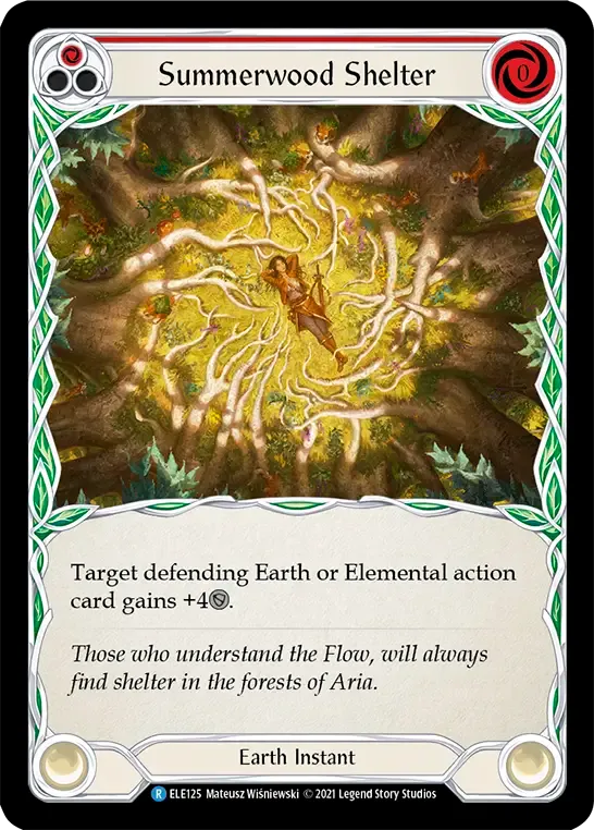 Summerwood Shelter (Red) — Tales of Aria — Flesh and Blood