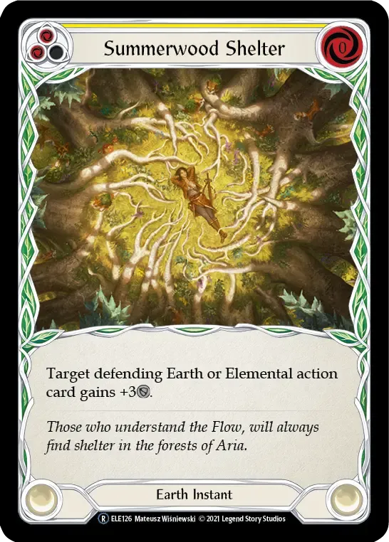 Summerwood Shelter (Yellow) — Tales of Aria - Unlimited — Flesh and Blood
