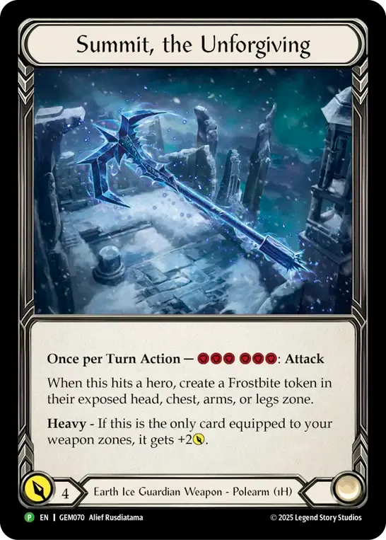 Summit, the Unforgiving — GEM - Pack 3 — Flesh and Blood