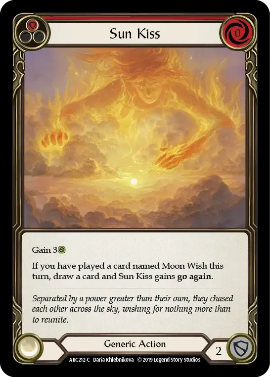 Sun Kiss (Red) — Arcane Rising — Flesh and Blood
