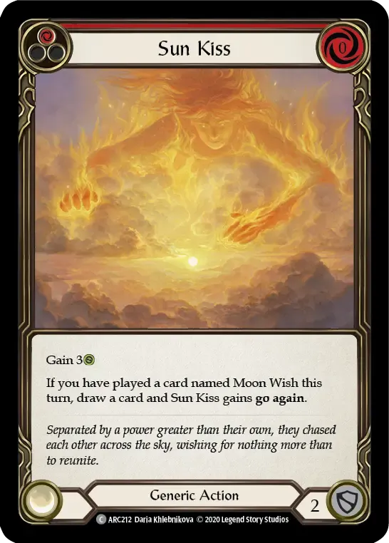 Sun Kiss (Red) — Arcane Rising - Unlimited — Flesh and Blood