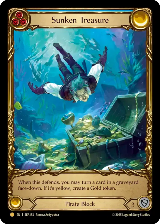 Sunken Treasure from High Seas - Treasure Pack - Flesh and Blood