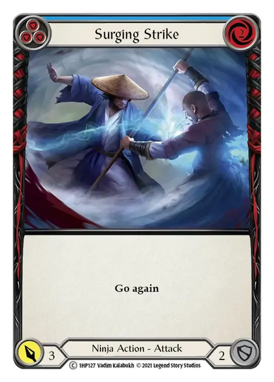 Surging Strike (Blue) from History Pack 1 - Flesh and Blood