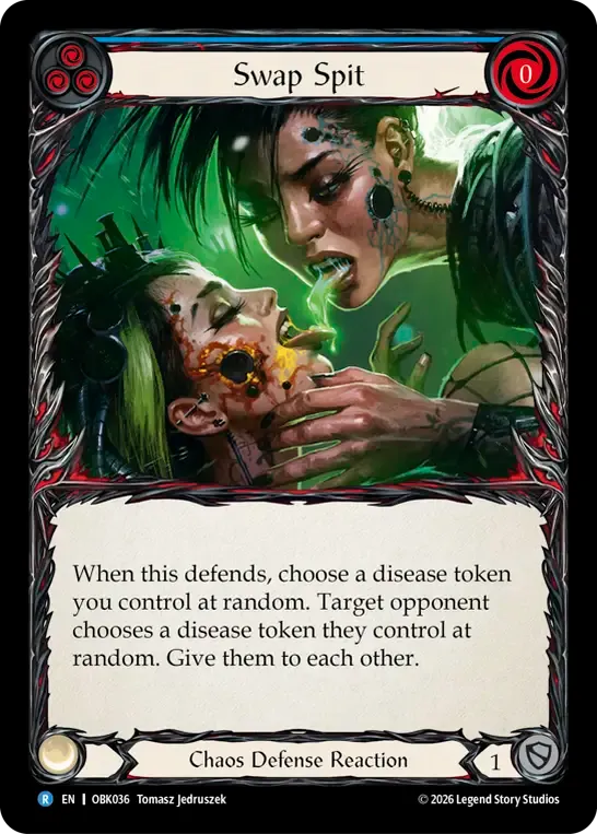 Swap Spit (Blue) — Outbreak — Flesh and Blood