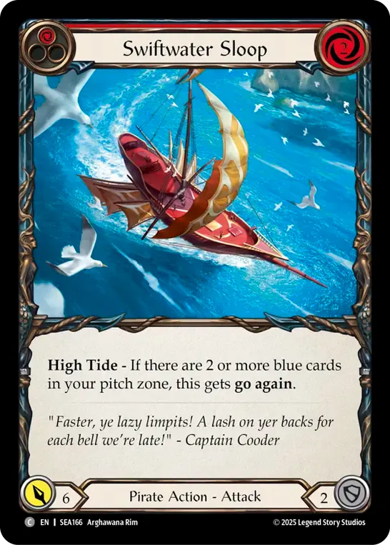 Swiftwater Sloop (Red) — High Seas — Flesh and Blood