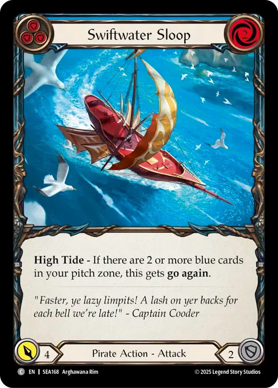 Swiftwater Sloop (Blue) — High Seas — Flesh and Blood