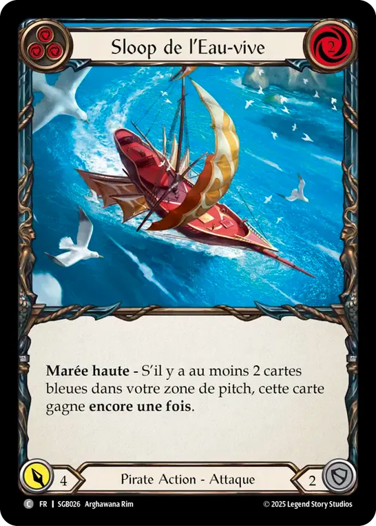 Swiftwater Sloop (Blue) — Silver Age Chapter 3 - Gravy Bones — Flesh and Blood