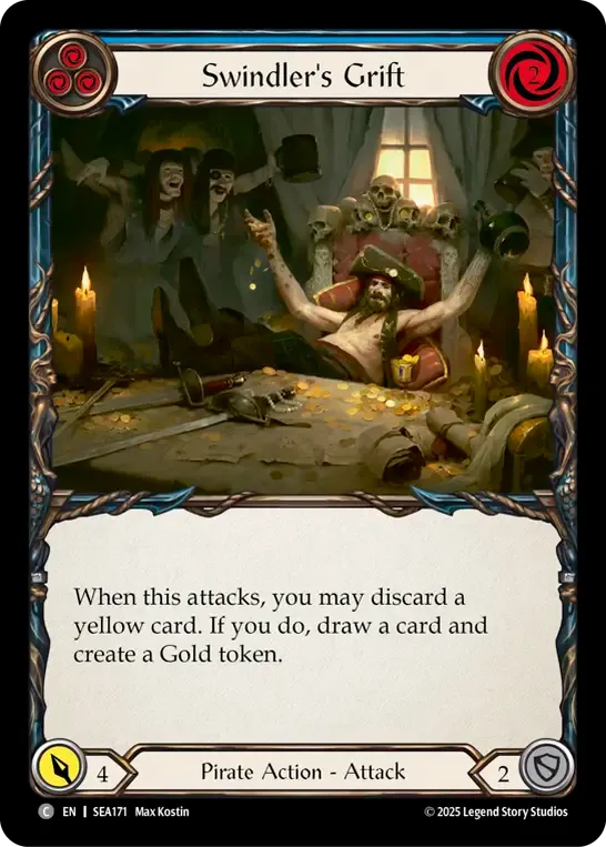 Swindler's Grift (Blue) — High Seas — Flesh and Blood