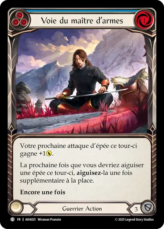 Voie du maître d’armes — Armory Deck - Hala, Bladesaint of the Vow — Flesh and Blood