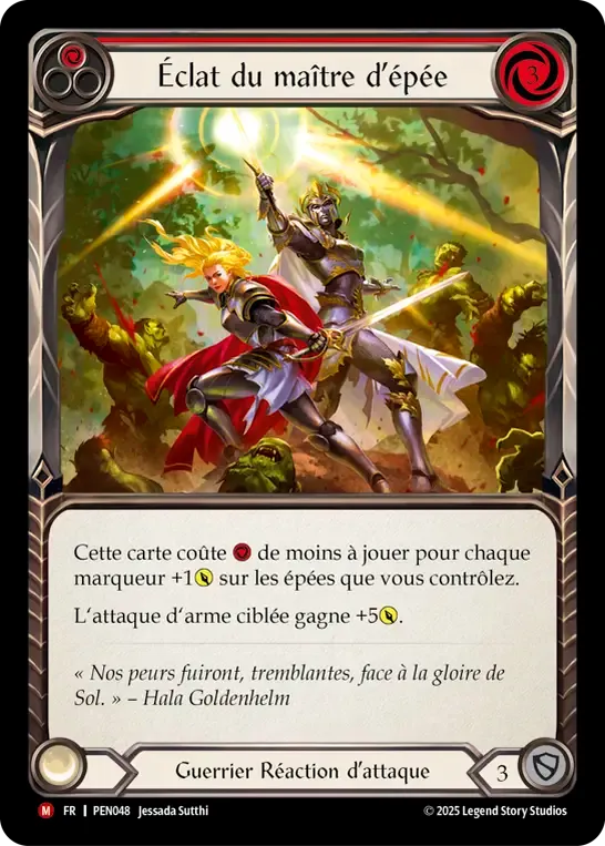 Swordmaster's Shine — Compendium of Rathe — Flesh and Blood