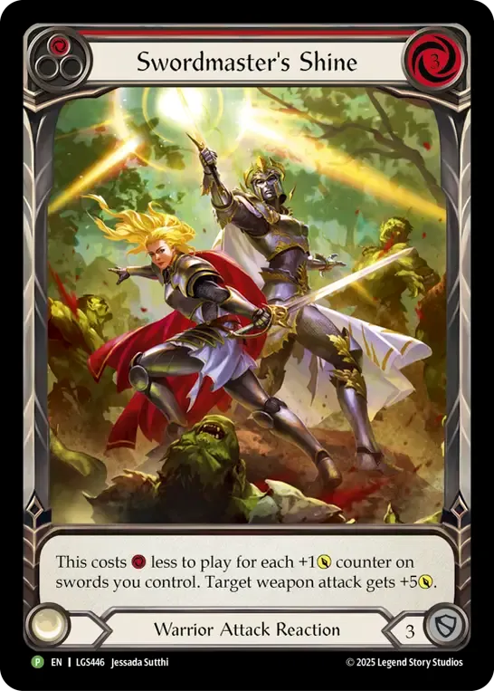 Swordmaster's Shine — Flesh and Blood: Promo Cards — Flesh and Blood