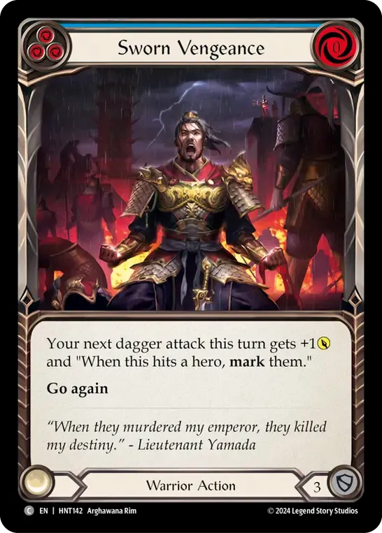 Vengeance jurée — The Hunted — Flesh and Blood
