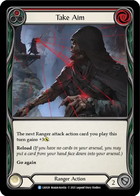Take Aim (Red) — Lexi - Blitz Deck — Flesh and Blood