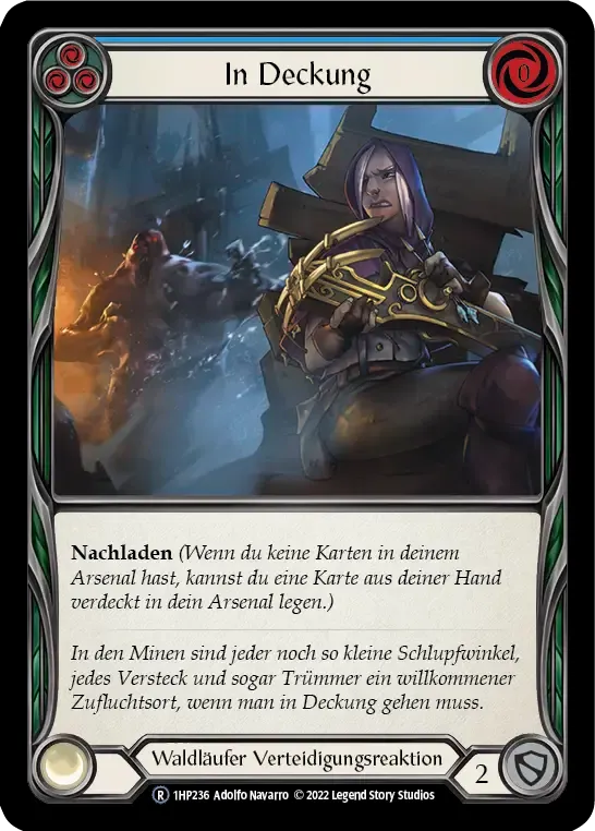 Take Cover (Blue) from History Pack 1 - Black Label - Flesh and Blood