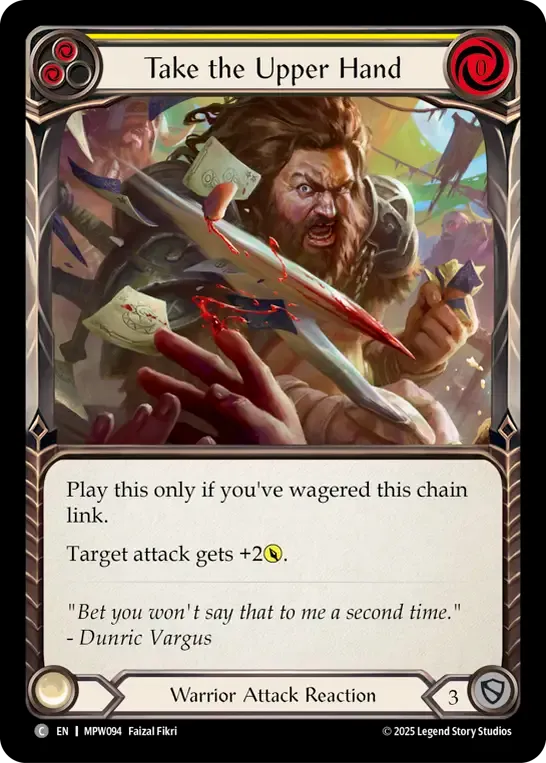 Prendre le dessus — Mastery Pack Warrior — Flesh and Blood