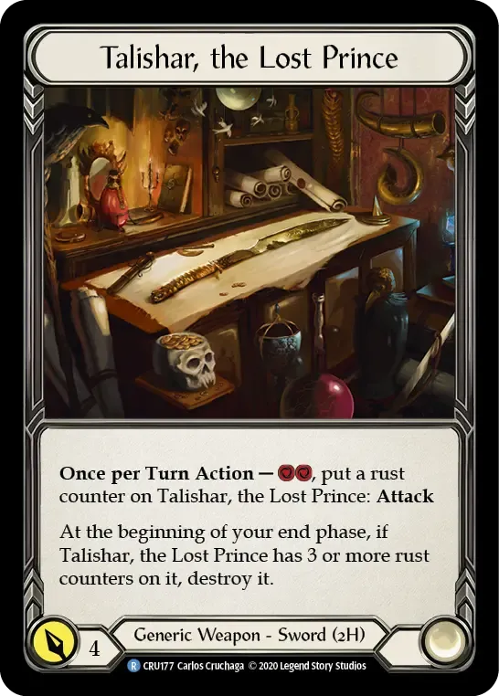 Talishar, the Lost Prince — Crucible of War — Flesh and Blood