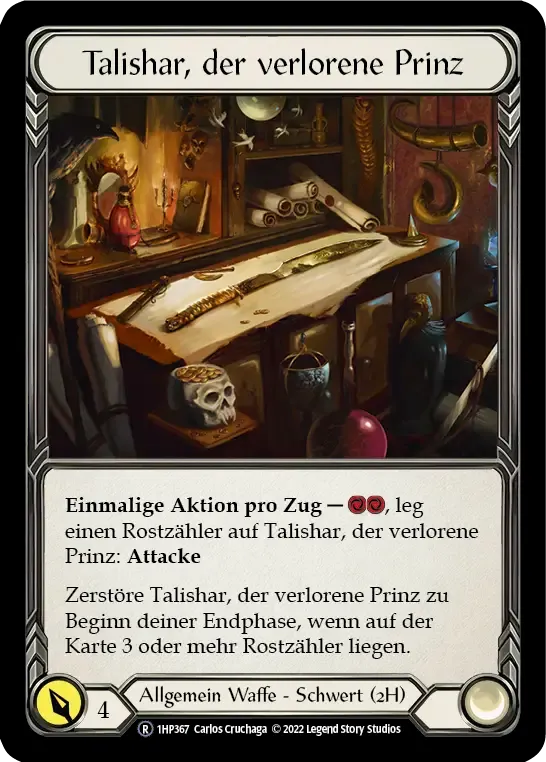 Talishar, the Lost Prince — History Pack 1 - Black Label — Flesh and Blood
