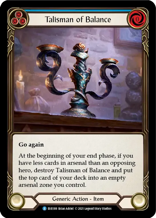 Talisman of Balance (Blue) — Everfest — Flesh and Blood