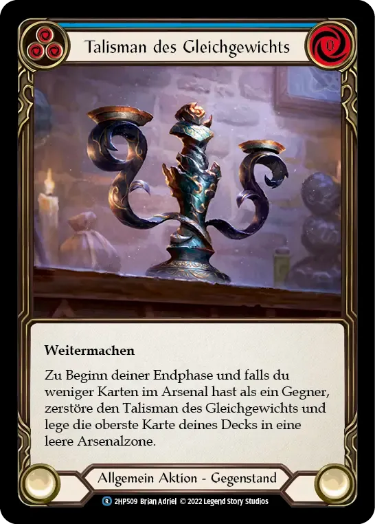 Talisman of Balance (Blue) — History Pack 2 - Black Label — Flesh and Blood