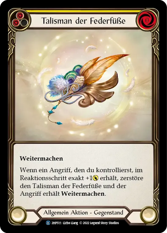 Talisman of Featherfoot (Yellow) — History Pack 2 - Black Label — Flesh and Blood