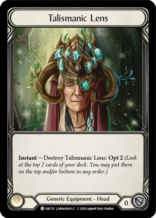 Talismanic Lens — Arcane Rising - Unlimited — Flesh and Blood