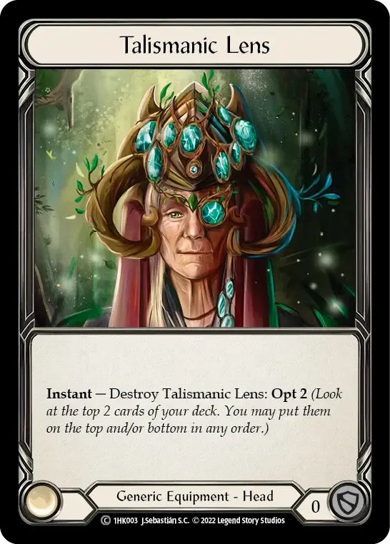 Talismanic Lens — Kano - Blitz Deck — Flesh and Blood