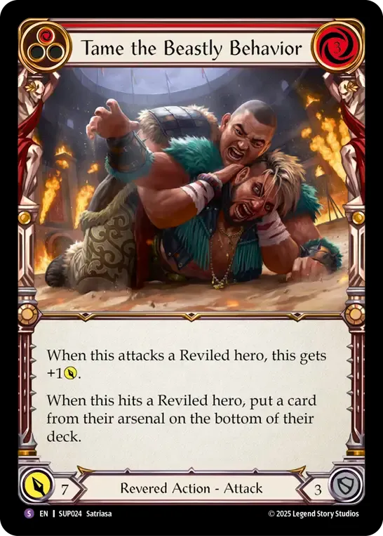 Tame the Beastly Behavior from Super Slam - Flesh and Blood