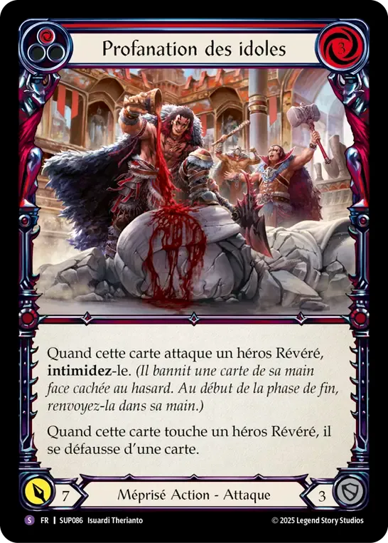 Profanation des idoles — Super Slam — Flesh and Blood