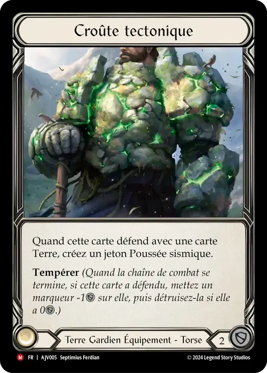 Tectonic Crust — Armory Deck Origins - Jarl Vetreiði — Flesh and Blood