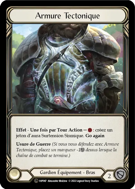 Armure Tectonique — History Pack 1 - Black Label — Flesh and Blood