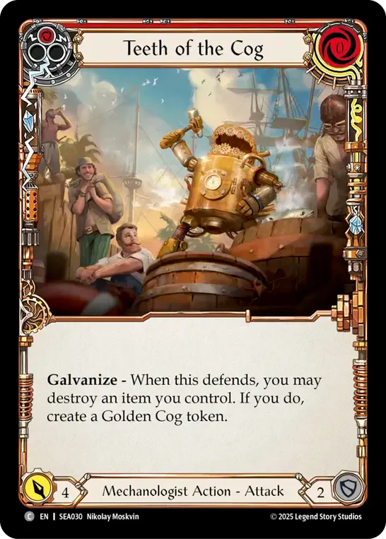 Teeth of the Cog (Red) — High Seas — Flesh and Blood