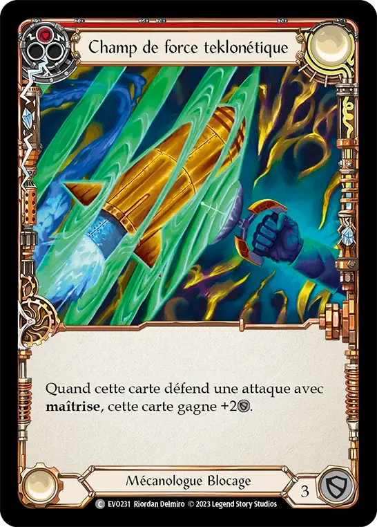 Champ de force teklonétique — Bright Lights — Flesh and Blood