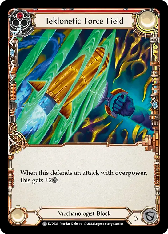 Teklonetic Force Field (Red) — Bright Lights — Flesh and Blood