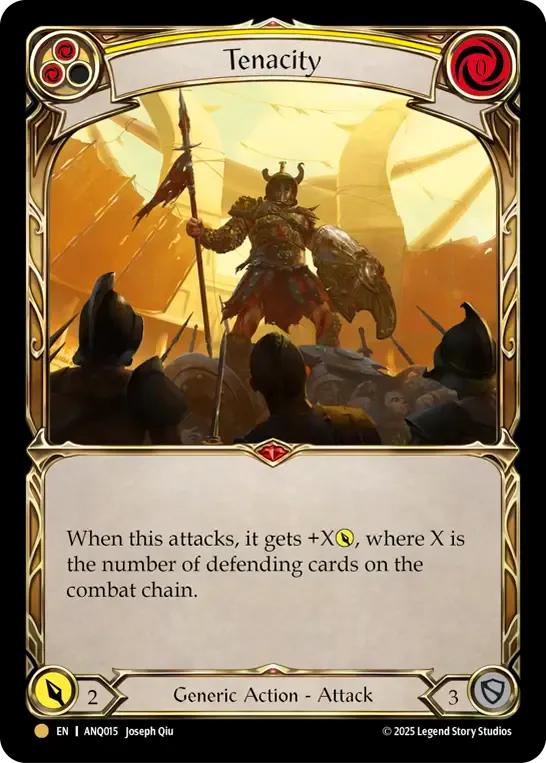 Tenacity (Yellow) — Compendium of Rathe - Antiquity Pack — Flesh and Blood