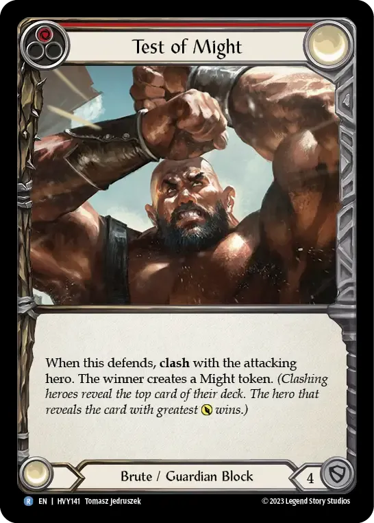 Épreuve de puissance — Heavy Hitters — Flesh and Blood