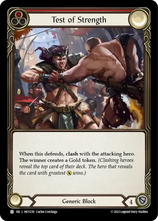 Épreuve de force — Heavy Hitters — Flesh and Blood