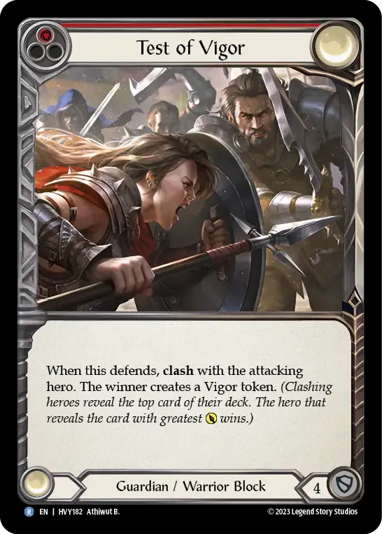 Épreuve de vigueur — Heavy Hitters — Flesh and Blood