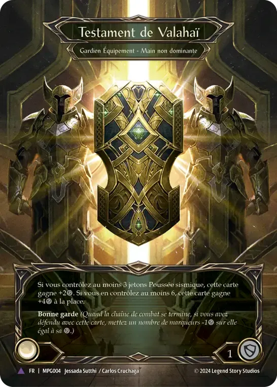 Testament de Valahaï — Mastery Pack Guardian — Flesh and Blood