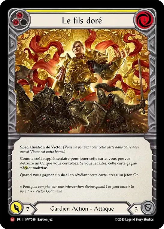 Le fils doré — Heavy Hitters — Flesh and Blood