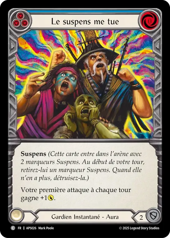 Le suspens me tue — Armory Deck - Pleiades, Superstar — Flesh and Blood