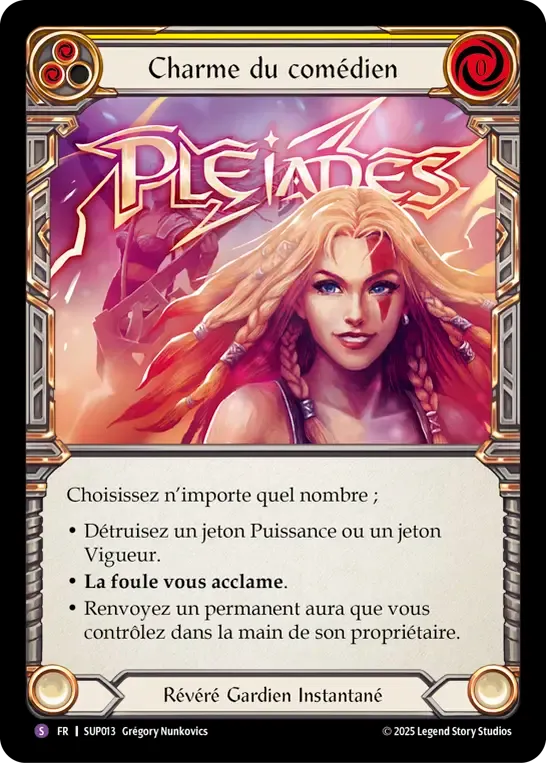 Charme du comédien — Super Slam — Flesh and Blood