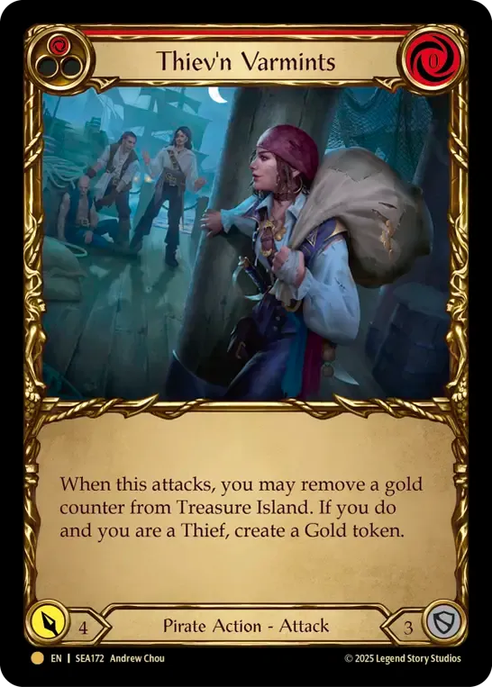 Thiev'n Varmints (Red) — High Seas - Treasure Pack — Flesh and Blood