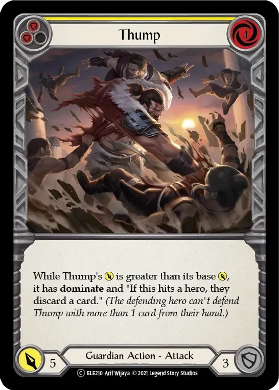 Thump (Yellow) — Tales of Aria - Unlimited — Flesh and Blood