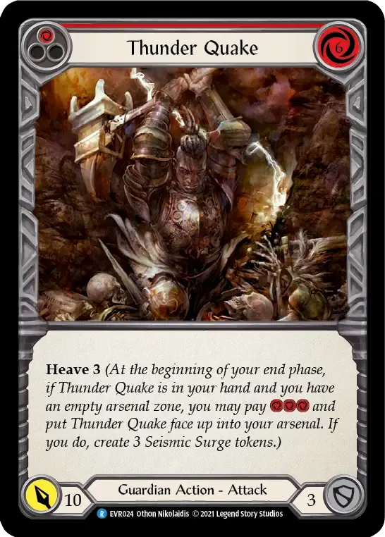 Thunder Quake (Red) — Everfest — Flesh and Blood