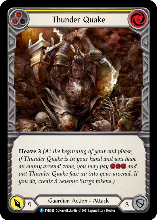Thunder Quake (Yellow) — Everfest — Flesh and Blood