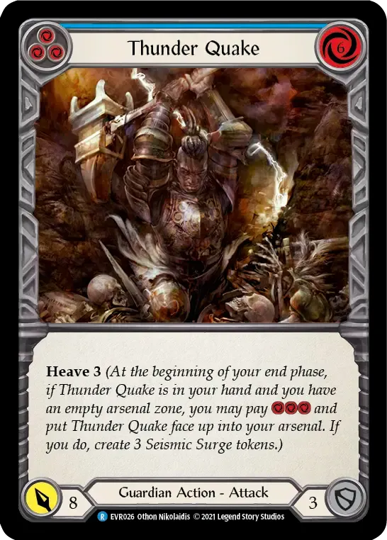 Thunder Quake (Blue) — Everfest — Flesh and Blood